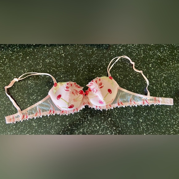 SIMONE PÉRÈLE Underwire Cherry Bra 32D educated guess but cannot verify size - Picture 4 of 12